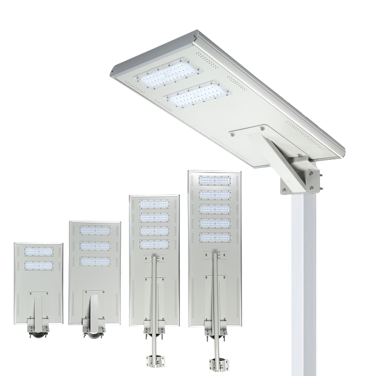 Ensunlight Nuevos Productos Impermeable Ip65 SMD 60w 90w 120w 150w Todo en uno Luz de calle LED solar